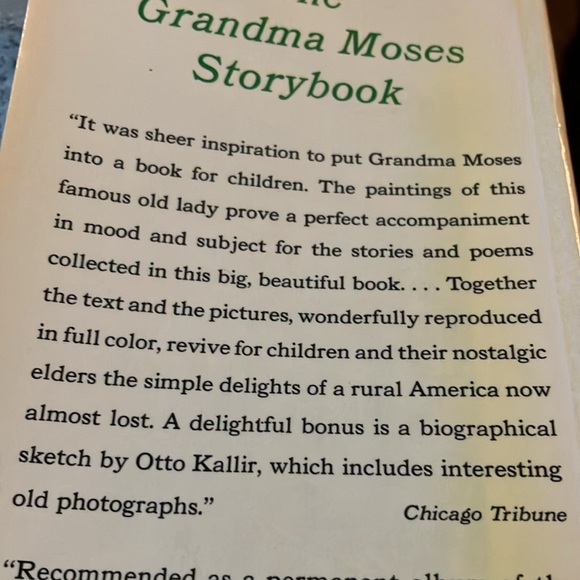 Vintage 1961THE NIGHT BEFORE CHRISTMAS ILLUSTRATED BY GRANDMA MOSES HARDCOVER - Picture 13 of 17